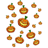 Citrouilles effrayantes Halloween