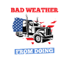 Driver Patriotic Vehicle Driving Trucker