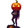 busy pumpkin - Halloween