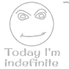 Indefinite emoticon