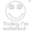 Satisfied emoticon