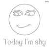 Shy emoticon