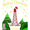Christmas, Lighthouse Camping, Iconic Wolf
