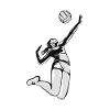 Funny Volleyball Player Quote
