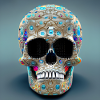 Jewelled skull