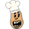 Funny Potato Vegetable Cooking Restaurant