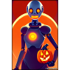 Robots Halloween Future Technology Science