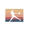 Funny softball player design