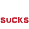 Slogan T-shirt War Sucks Antimilitarism