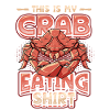 Eating crabs.
