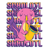 Saxolotl Axolotl plays saxophone.