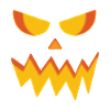 Halloween Smile Wicked Pumpkin