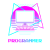 Retro Programmer Computer Programming
