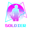 Retro Soldier Army Military