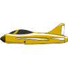 Flugzeug Gelb