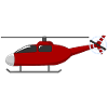 Hubschrauber Rot