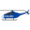 Hubschrauber Polizei
