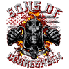 Fils de Gerresheim Skull biker