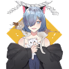 Kawaii Anime Neko Cat Pige Manga Otaku