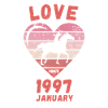 Amour équitation anniversaire Janvier 1997