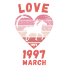 Amour équitation anniversaire Mars 1997