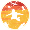 Sunset Skydiver Circle