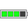 Batterien voll / leer