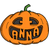 Anna Halloween Pumpkin