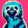 Blue sloth