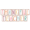 Thanksgiving Thankful Teacher
