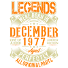 1977 December Birthday Legend