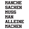 manche sachen