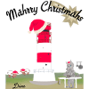 Weihnachten Leuchtturm Düne, Helgoland,Wolf