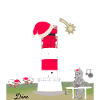 Leuchtturm Düne, Helgoland, Weihnachten