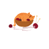 Stricken mit meinen Kätzchen