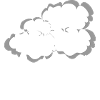 Rain cloud, vector illustration