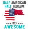 Half American Half Indonesian