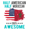 Moitié américain moitié marocain