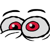 Comic Eyes Crazy Design
