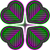 Four-leaf clover of hearts - 2