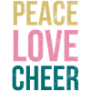 Peace Love Applause Design pour
