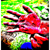 Die vom Leben gezeichnete Hand