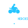 Motorradfahrer sind Helden