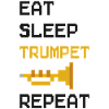 Trompettiste 8 Bit Retro Eat