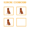 Redbone Coonhound Hund Geschenk