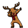 Dabbing Reindeer Noël