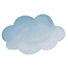 Cloud weather light blue