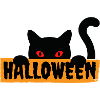Halloween cat t-shirt