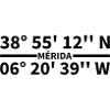 Coordonnées Mérida