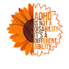 ADHD Awareness Sunflower